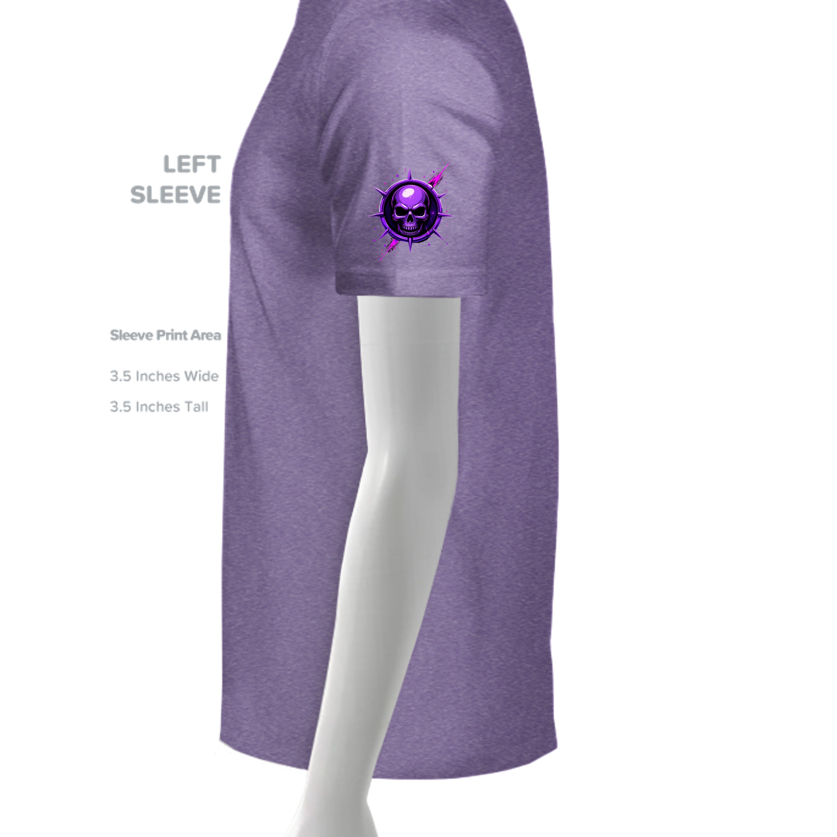 HEATHER PURPLE - G640 - SLEEVE_LEFT