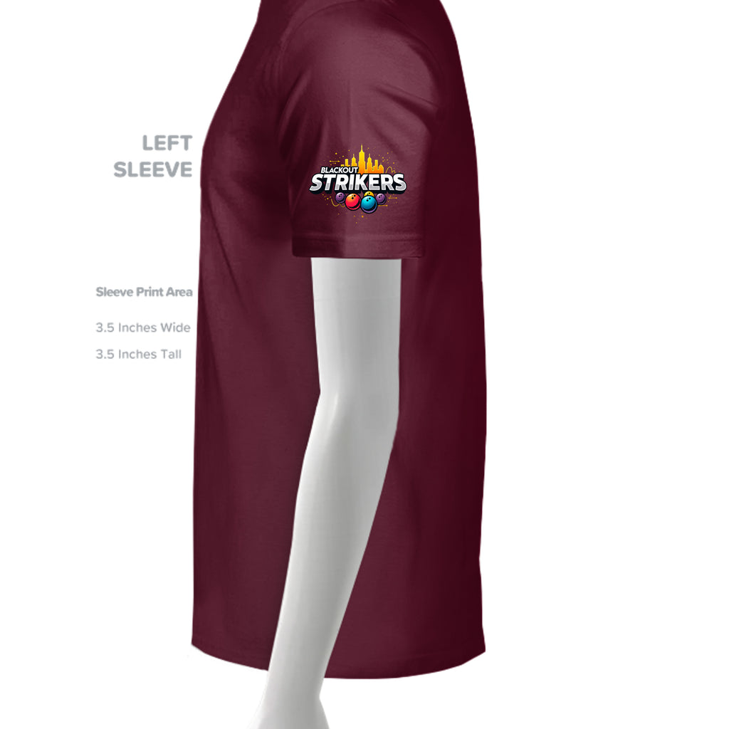 MAROON - G500 - SLEEVE_LEFT