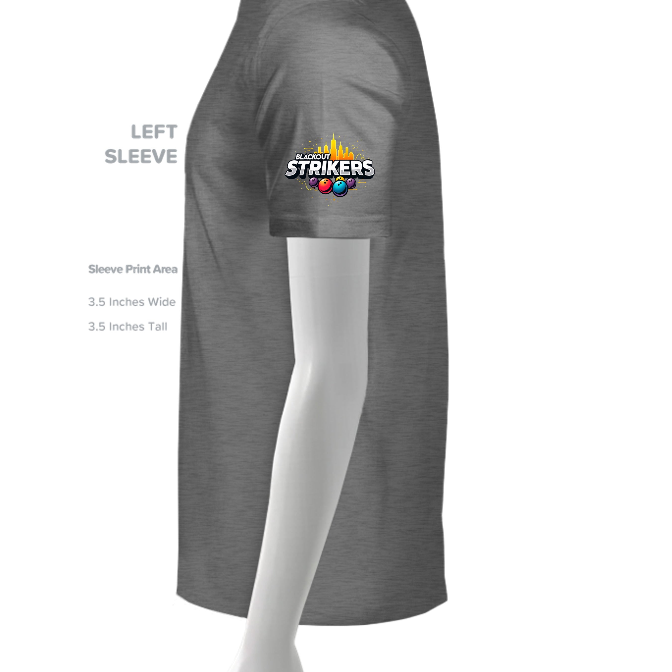 GRAPHITE HEATHER - G500 - SLEEVE_LEFT