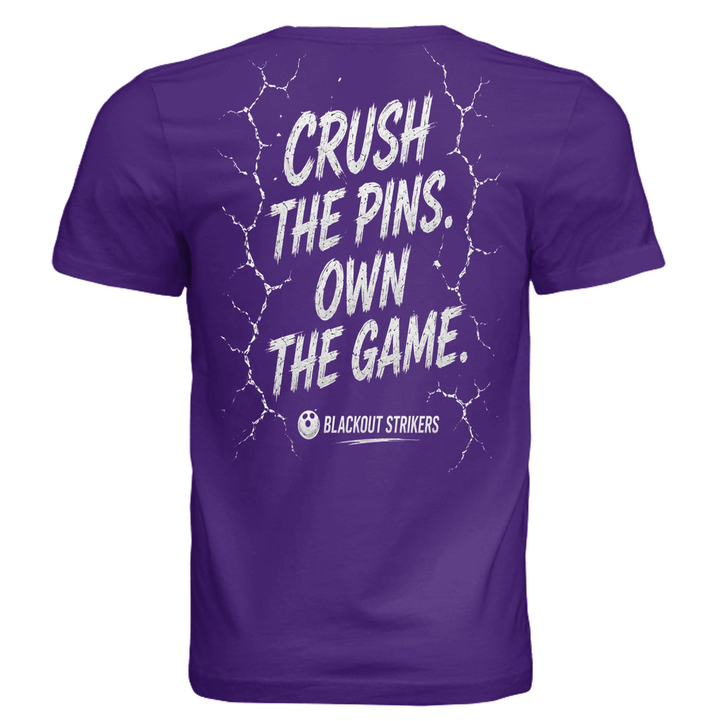 Solid Team Purple Triblend - 3413C - BACK