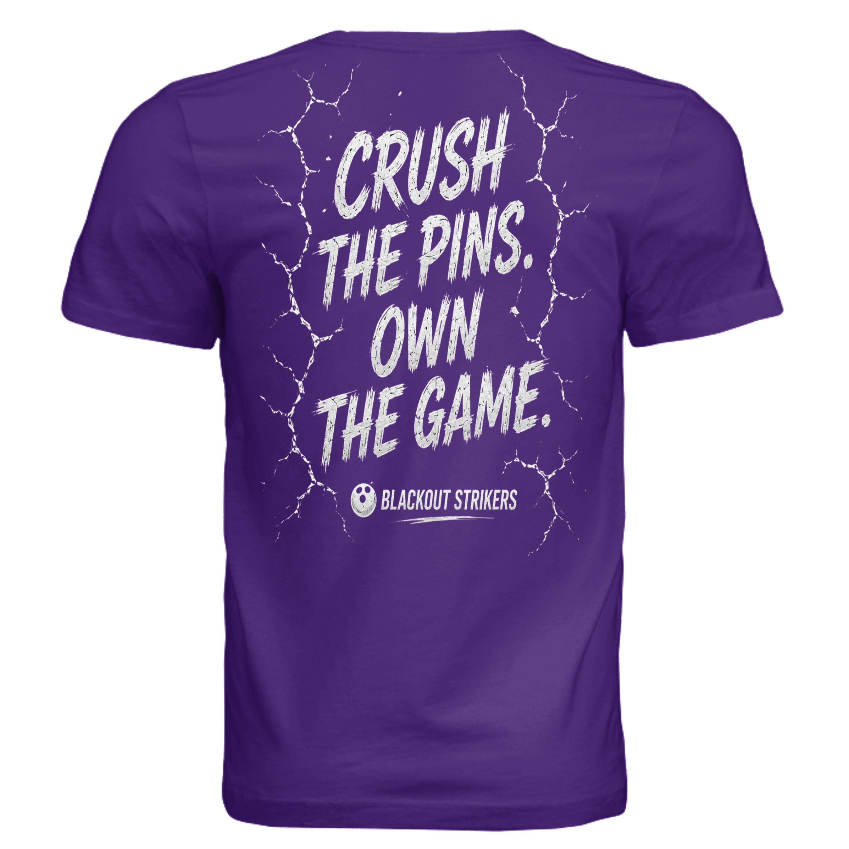 Solid Team Purple Triblend - 3413C - BACK