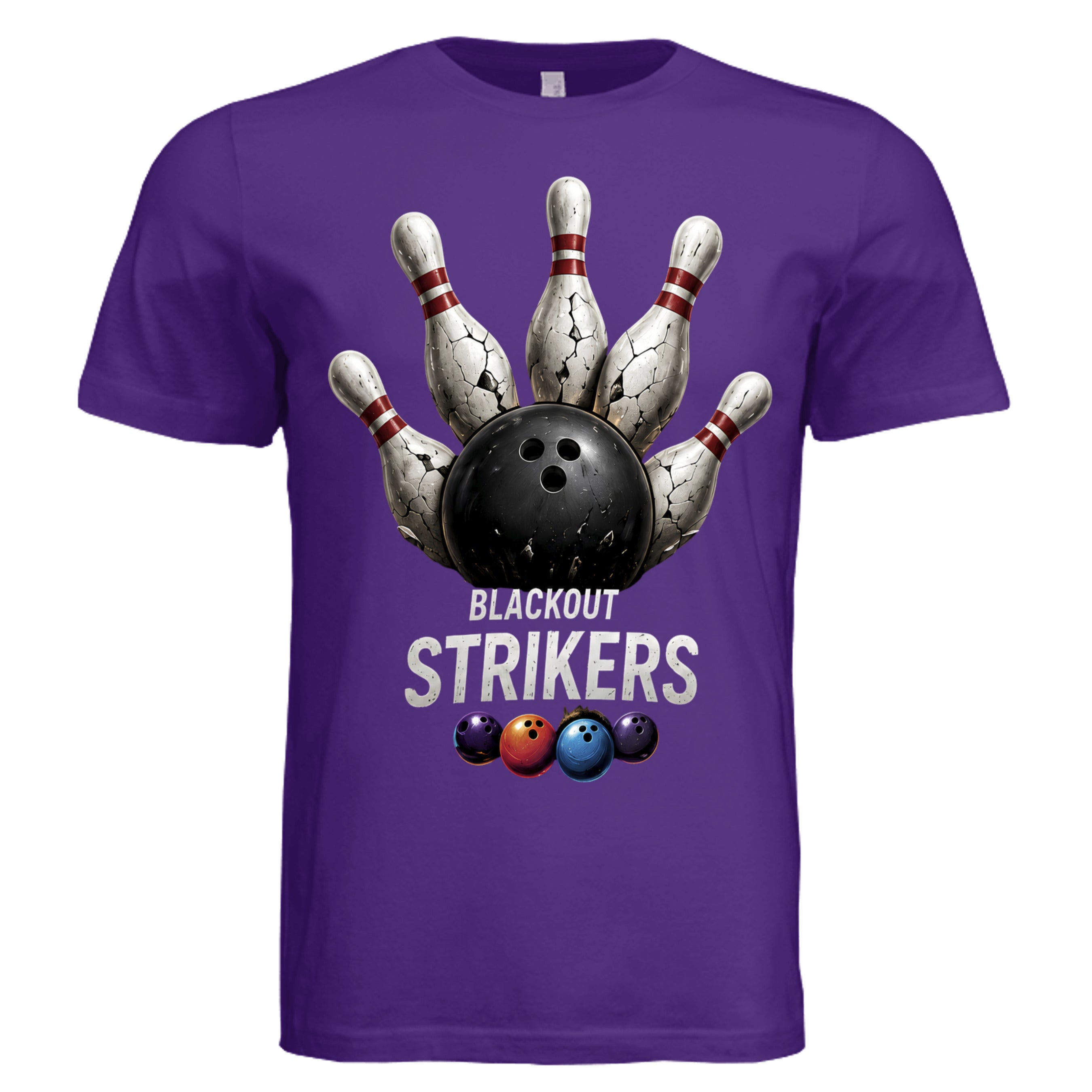 Solid Team Purple Triblend - 3413C - FRONT