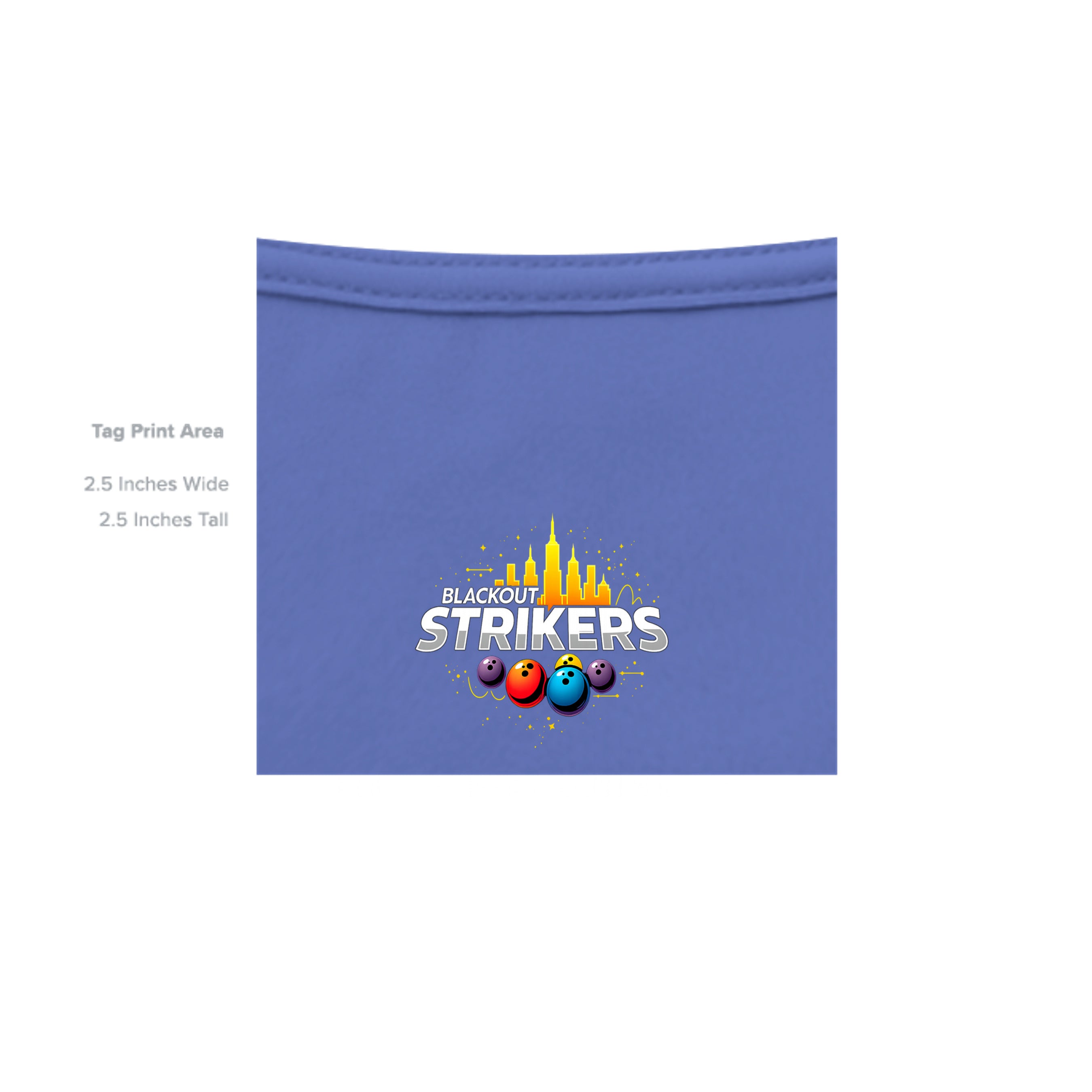 Solid True Royal Triblend - 3413C - INSIDE_TAG_LINE